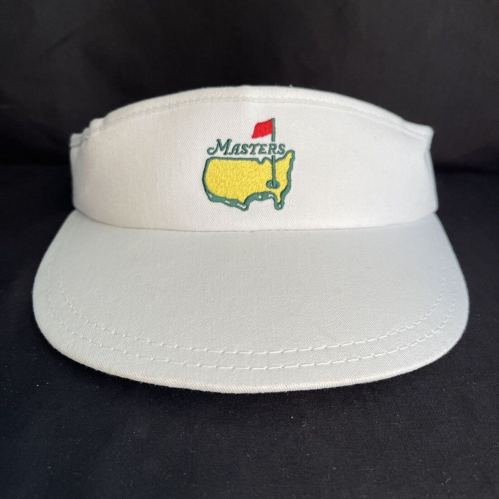 Masters Visor Hat White American Needle Adjustable Golf Hat